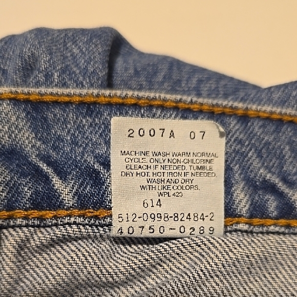 Levi's Men's Straight Blue Jeans 29/32 - Picture 5 of 5